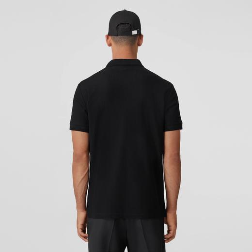 Burberry 博柏利 男士专属标识装饰珠地网眼布棉质刺绣TB logo Polo 衫 偏大一码 商品图3