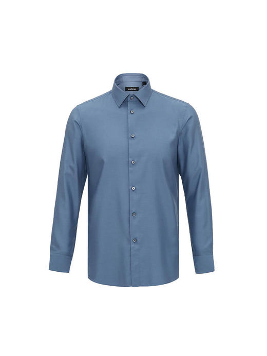 callisto深蓝丝混纺法式领衬衫  SRSTL181C 商品图3