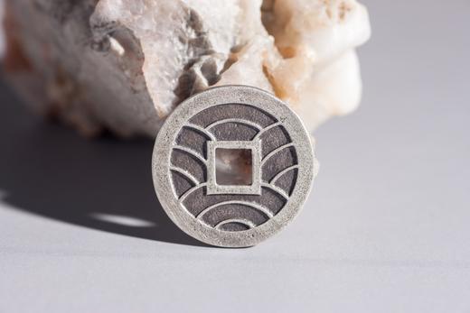 德泉坊 纯银手作   文久永宝（2.5厘米版）519 商品图4