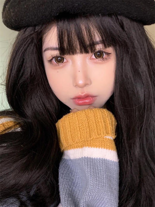 正品大直径年抛 Sheepcon元气乳酪棕美瞳 直径14.5着色14.4韩国产 商品图8