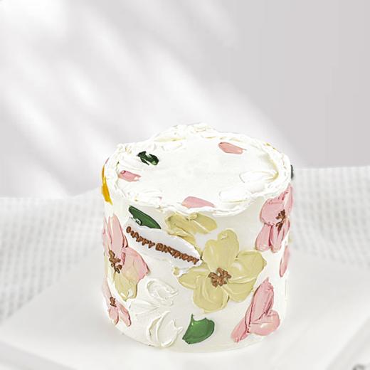 烤爱·生日蛋糕系列·优雅油画风·花束蛋糕·多口味可选·女神节日情侣聚会生日节日【仅限深圳同城配送】 商品图4