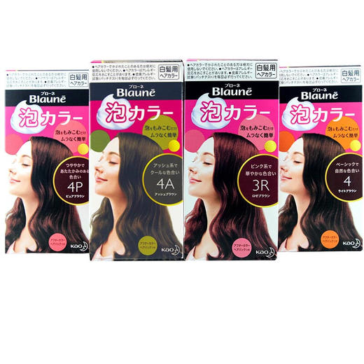 【保税仓】KAO/花王Balune泡沫染发剂遮盖白发7黑色108ml/盒 商品图1