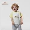 英氏儿童T恤上衣23夏季新款男女宝圆领短袖薄款打底衫YRTCJ2P247A 商品缩略图0