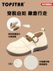 TOPSTAR男女童复古软底小皮鞋幼儿园表演纯色魔术贴1501 商品缩略图1