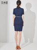 职业装西装套装裙女夏季薄款空姐制服气质工作服酒店前台OL工作装 商品缩略图4