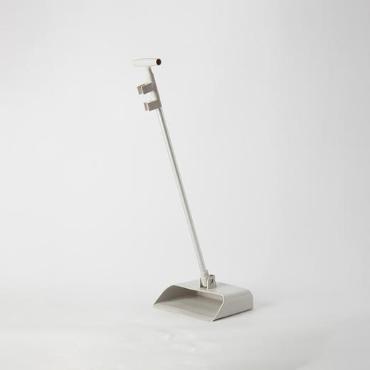 可折叠站立扫帚簸箕套装 灰色 商品图3