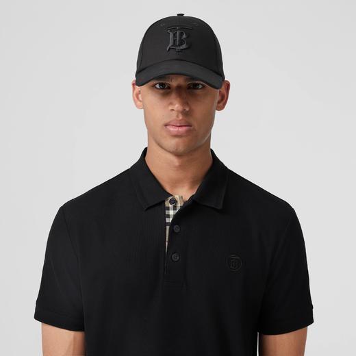 Burberry 博柏利 男士专属标识装饰珠地网眼布棉质刺绣TB logo Polo 衫 偏大一码 商品图8