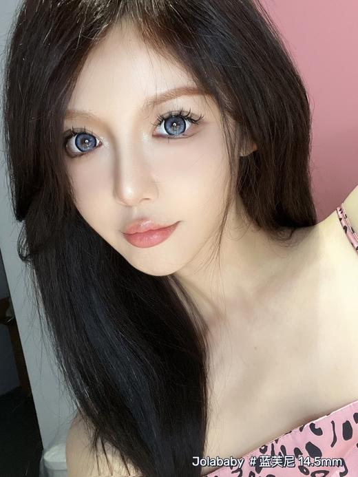 正品年抛美瞳| Jolababy系列蓝芙尼美瞳 |直径14.5着色14.0|韩国 商品图7