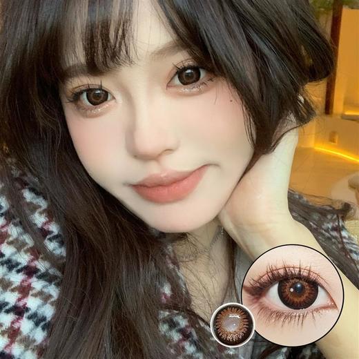 正品年抛| Hushlens系列枫糖玫瑰美瞳 |直径14.5着色13.9 |韩国产 商品图0