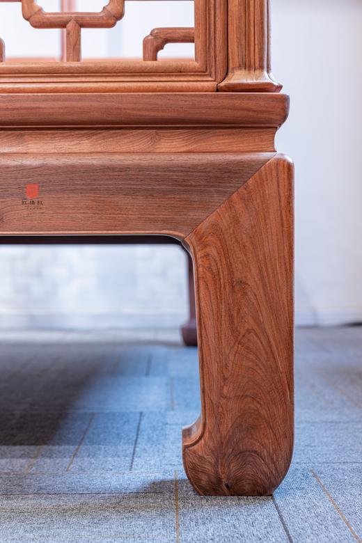 红桥红  家具严选  缅甸花梨（大果紫檀）  【218八柱十字海棠纹 明式架子床】 商品图7