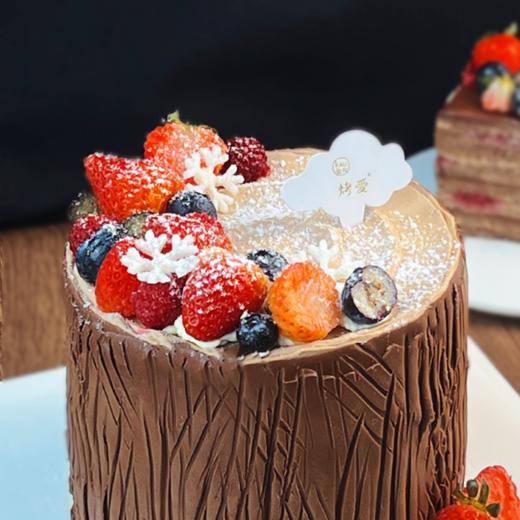 烤爱·生日蛋糕系列·巧克力榛子树桩·巧克力·生日节日【仅限深圳同城配送】 商品图3