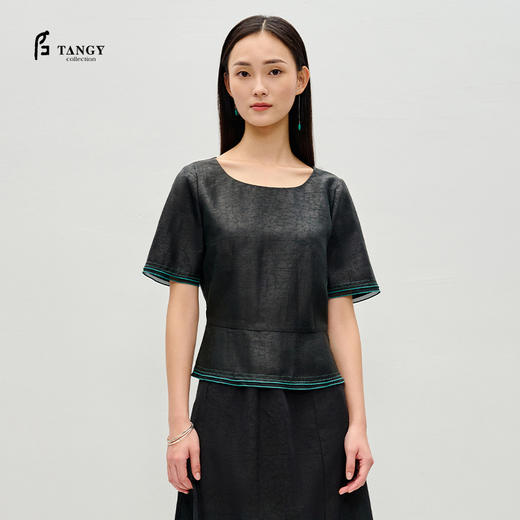 TANGY Collection/天意精品莨绸上衣 商品图0