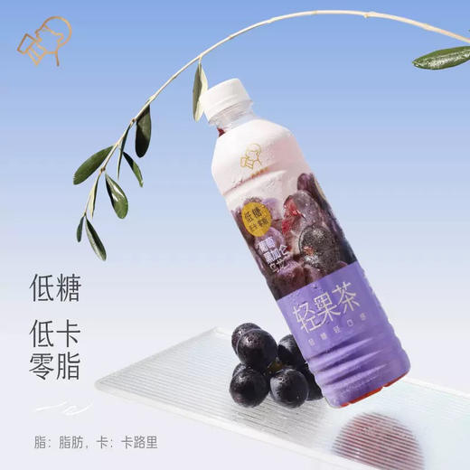 喜茶葡萄黑加仑乌龙茶果味茶饮料450ml 商品图3