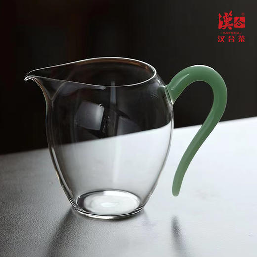 【⁭ 手把颜色随机发货！】高档 公道杯 分茶器 耐热高硼硅玻璃 商品图2