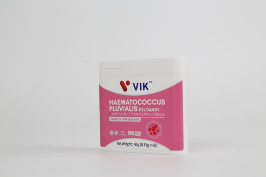 vik雨生红球藻凝胶糖果 富含磷脂虾青素  0.75g*60粒/瓶 商品图2