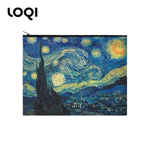 德国LOQI时尚艺术环保收纳袋 ZP.MU.VE文具数码配件收纳整理套包洗漱化妆防泼水潮流 博物馆耳环女 商品图1