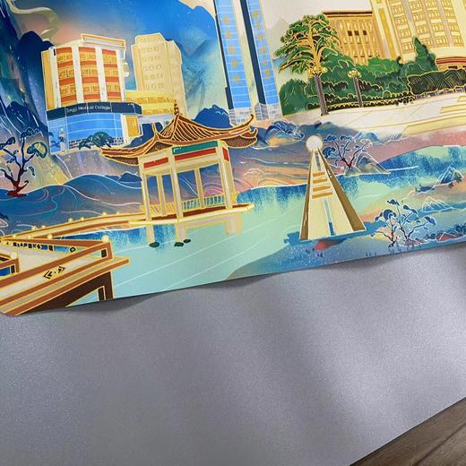 华中大校景鼠标桌垫 商品图5