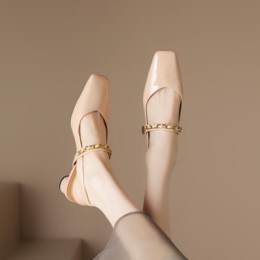 舒适百搭，纯色平头后空凉鞋NJMK-K575 商品图12