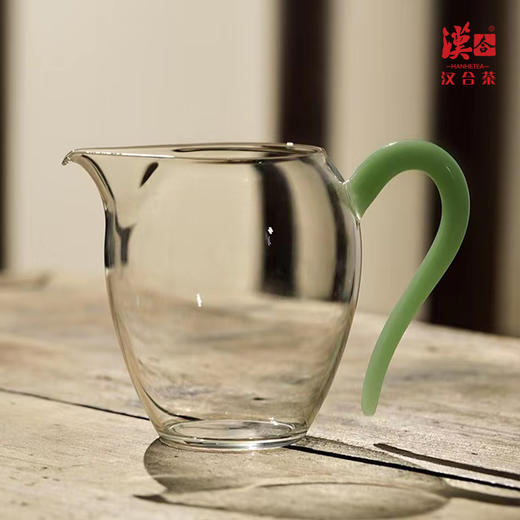 【⁭ 手把颜色随机发货！】高档 公道杯 分茶器 耐热高硼硅玻璃 商品图0