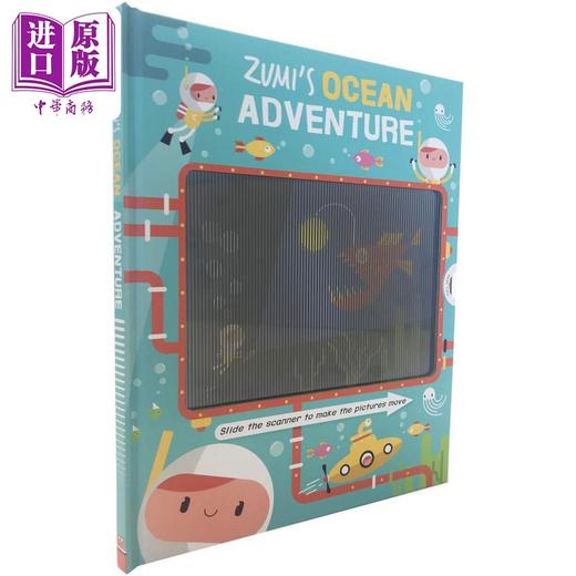 【中商原版】Zumi's Ocean Adventure 视觉绘本：祖米的海洋历险 英文原版 进口图书 儿童绘本 故事图画书 活动与玩具书  商品图0