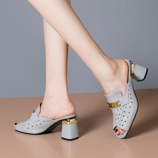 夏季新款，镂空透气拖鞋KMQ-1100 商品图1