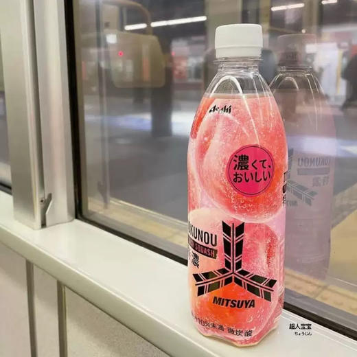 日本朝日桃子味碳酸饮料500ml 商品图1