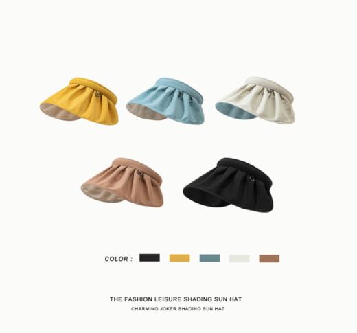 【小米专属】沙滩遮阳防晒帽 防紫外线帽太阳帽 商品图3