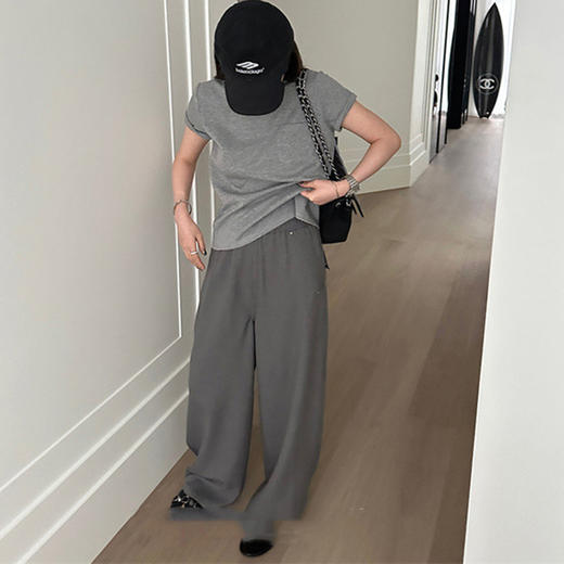 裁缝学苑AX54口袋短袖t恤纸样女装夏季新款上衣打底T服装衣服打板 商品图2