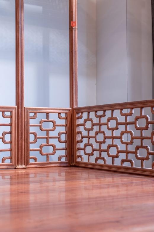 红桥红  家具严选  缅甸花梨（大果紫檀）  【218八柱十字海棠纹 明式架子床】 商品图4