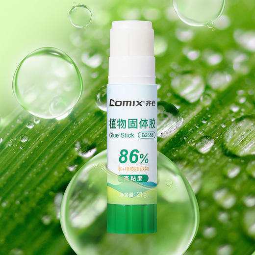 齐心 B2658 固体胶(植物淀粉21g) 箱/12支 商品图3