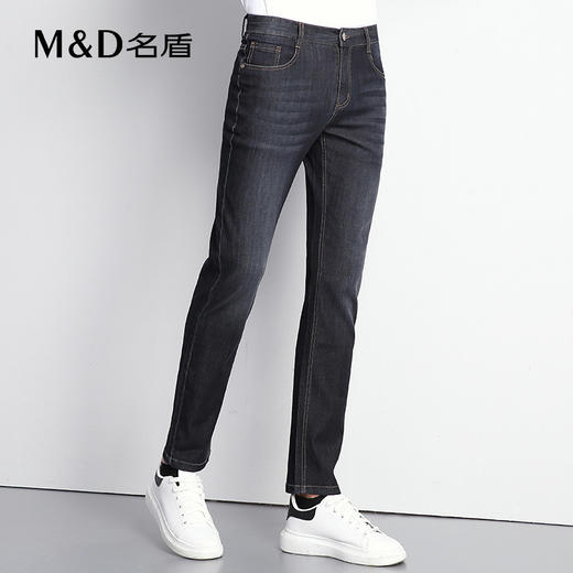 【菁英同款】名盾男士牛仔裤夏季薄款直筒中腰休闲耐磨长裤36511 商品图2