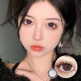 大直径年抛 Sheepcon系列元气白桃粉美瞳 直径14.5着色14.4韩国产