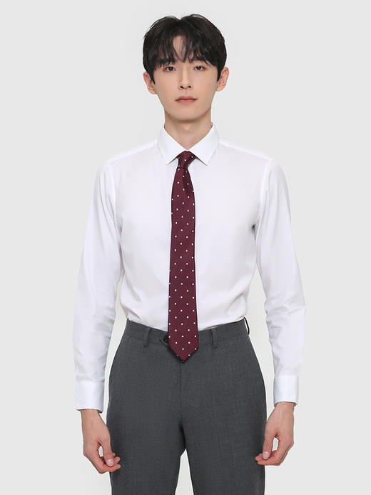 callisto白色全棉意式领衬衫  SRSTL001C 商品图0