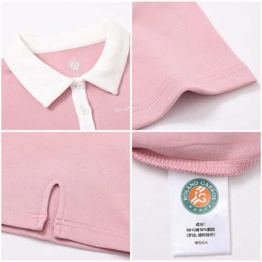 罗兰加洛斯法网儿童连衣裙夏新款女童大满贯网球运动POLO裙子 商品图7