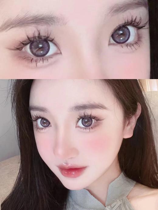 大直径年抛 agenscolor超大波斯菊紫美瞳 直径14.5着色14.4 韩国 商品图4
