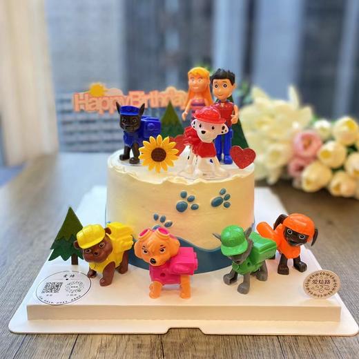 无蛋奶汪汪队儿童生日蛋糕 商品图0