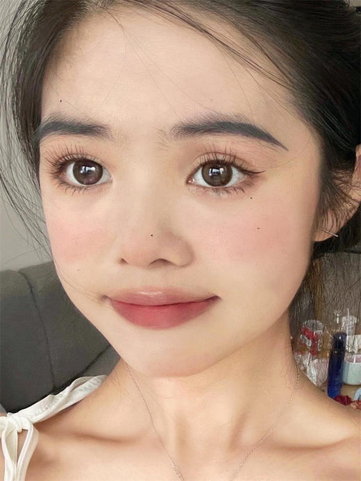 正品年抛  Leenscolor系列糖栗子美瞳  直径14.2着色13.8 韩国产 商品图9