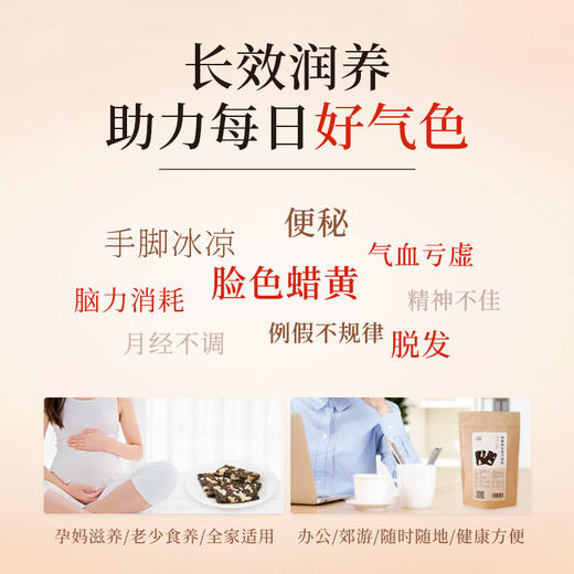 同有三和·核桃枸杞黑芝麻糕 | 甄选道地食材  匠心手工制作  | 真九蒸九晒 | 随时随地健康食养 商品图1