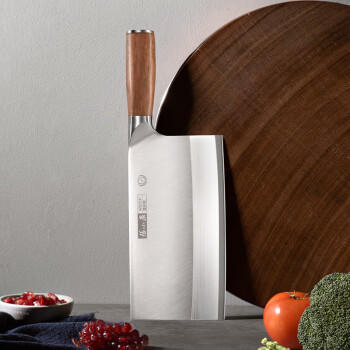 张小泉 铭匠系列复合钢刀具菜刀家用切片刀厨房斩切刀1#厨师刀D50861100 商品图0