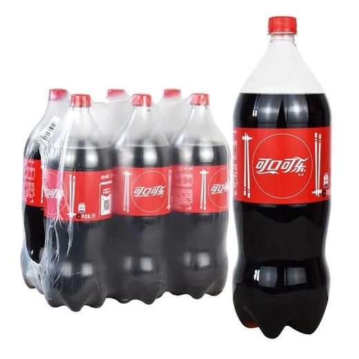 可口可乐 2L* 6瓶/件【下单3件送500ml可乐1瓶、5件送3瓶，可与雪碧/芬达混搭】 商品图1