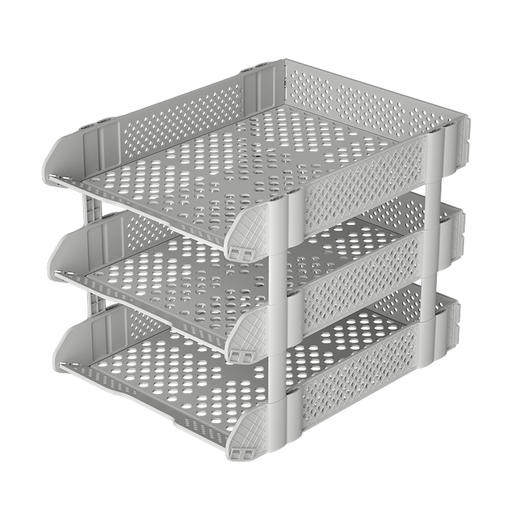 齐心 B2069 折叠文件盘（三层） 商品图2