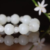 和田玉（白玉）籽料手串--莲43.58g 商品缩略图1
