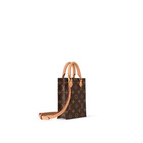 Louis Vuitton 路易·威登 女士 14 x 17 x 5 厘米  PETIT SAC PLAT 迷你手袋/单肩包 M81295 附原装礼品盒/袋