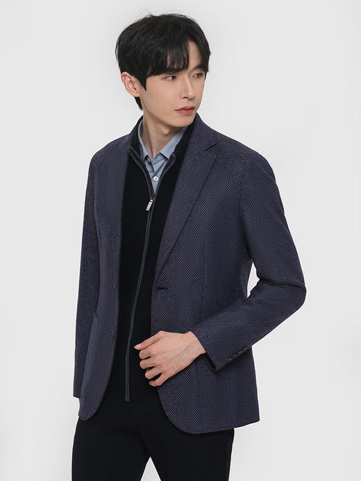 callisto藏青山羊绒混纺便西 FRFJK146H NA 商品图1