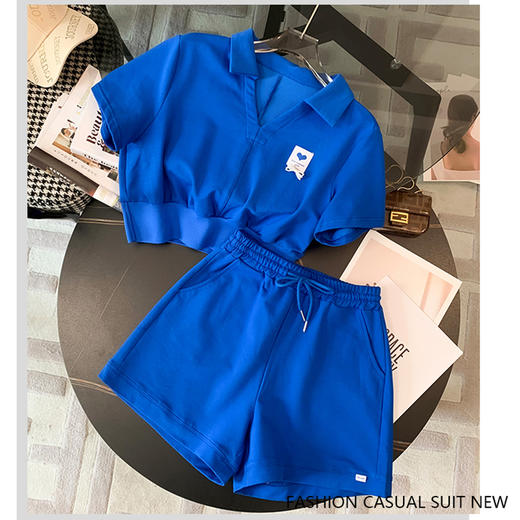裁缝学苑AS31 新款Polo领短袖运动服套装纸样女装V领上衣短裤打版 商品图4