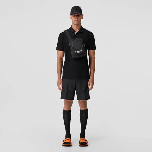 Burberry 博柏利 男士专属标识装饰珠地网眼布棉质刺绣TB logo Polo 衫 偏大一码 商品图7