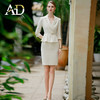 AD职业装气质女神范套装女时尚工作服春夏中袖假两件连衣裙工装裙 商品缩略图0