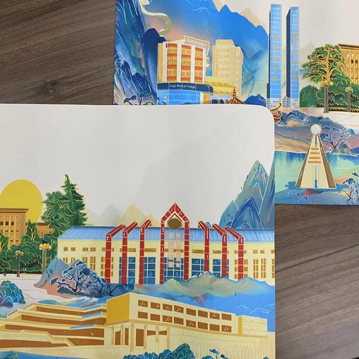 华中大校景鼠标桌垫 商品图1