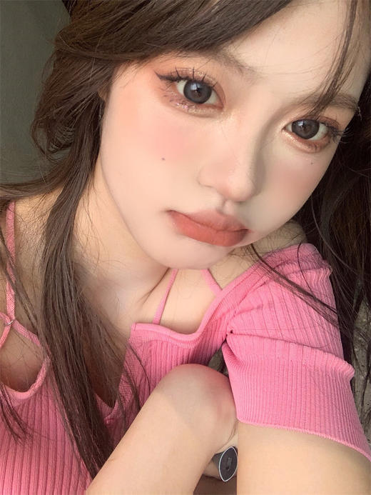 正品年抛  Hushlens系列厚乳奶冻美瞳  直径14.5着色13.8  韩国产 商品图8