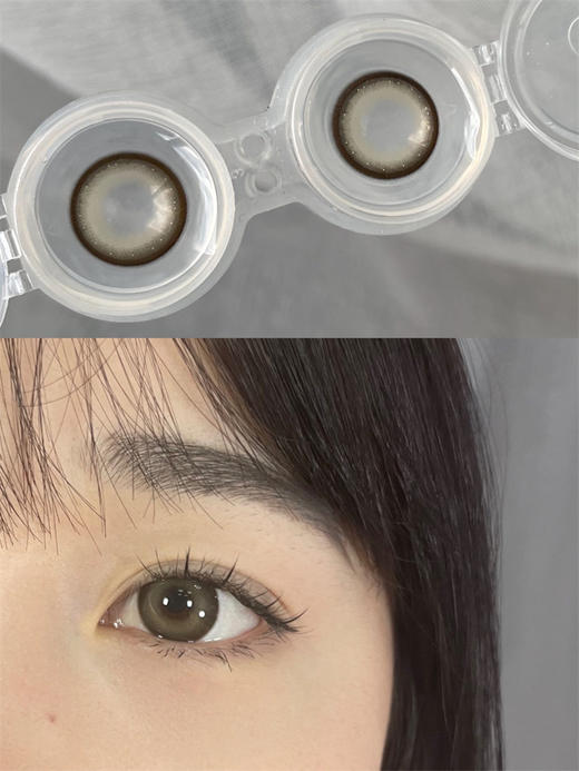 正品年抛  Hushlens系列南瓜麻薯美瞳  直径14.5着色13.8  韩国产 商品图3